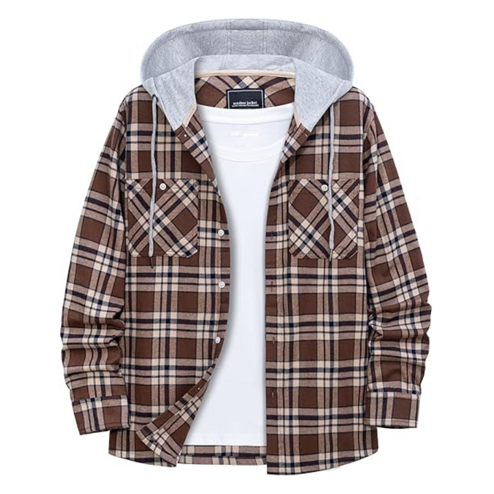 "Classic" - Flannel Insulated Work Hoodie